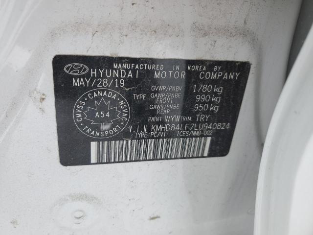2020 HYUNDAI ELANTRA SE - KMHD84LF7LU940824