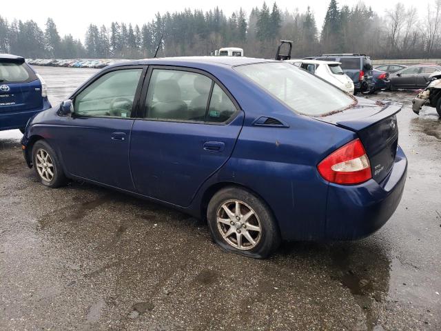 TOYOTA PRIUS 2002 blue  hybrid engine JT2BK12U720062290 photo #3