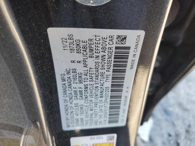 2HGFE1F72PH301205 2023 HONDA CIVIC