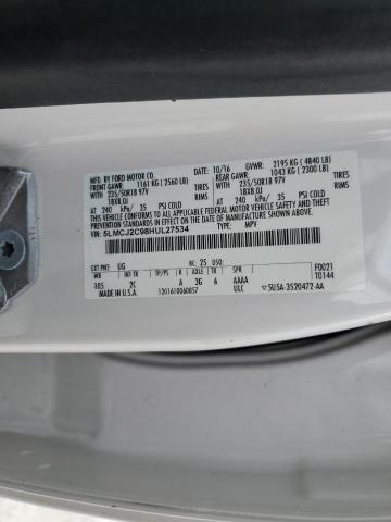 2017 LINCOLN MKC SELECT 5LMCJ2C98HUL27534