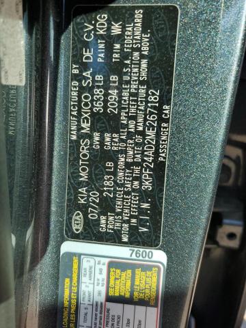 2021 KIA FORTE FE 3KPF24AD2ME267182