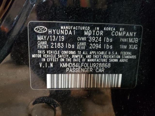 2020 HYUNDAI ELANTRA SE KMHD84LF0LU928868