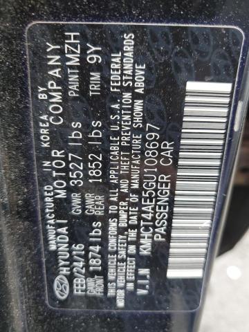 2016 HYUNDAI ACCENT SE - KMHCT4AE5GU108697