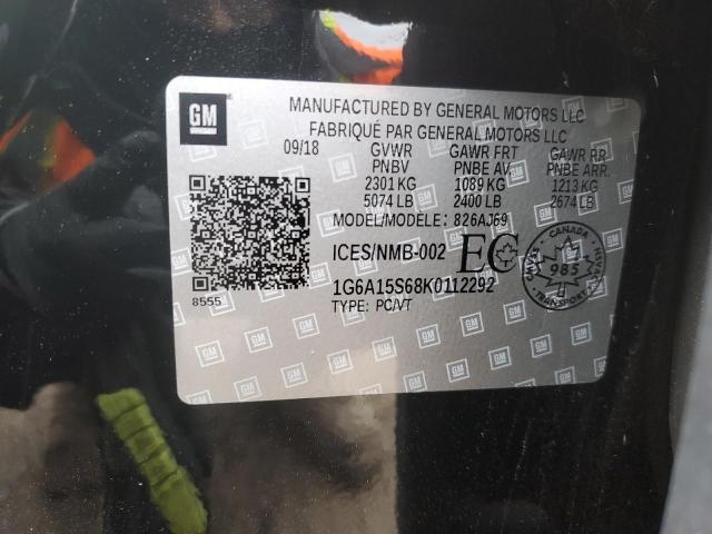 2019 CADILLAC CTS-V - 1G6A15S68K0112292