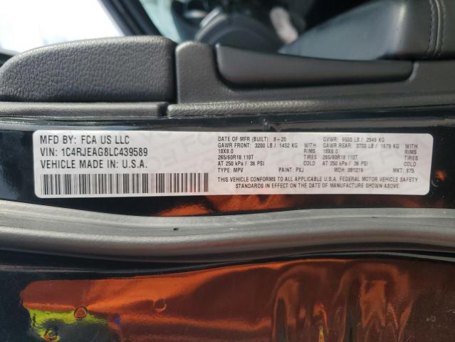 2020 JEEP GRAND CHEROKEE LAREDO 1C4RJEAG8LC439589