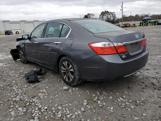 HONDA ACCORD LX 2013 gray sedan 4d gas 1HGCR2F38DA010373 photo #3