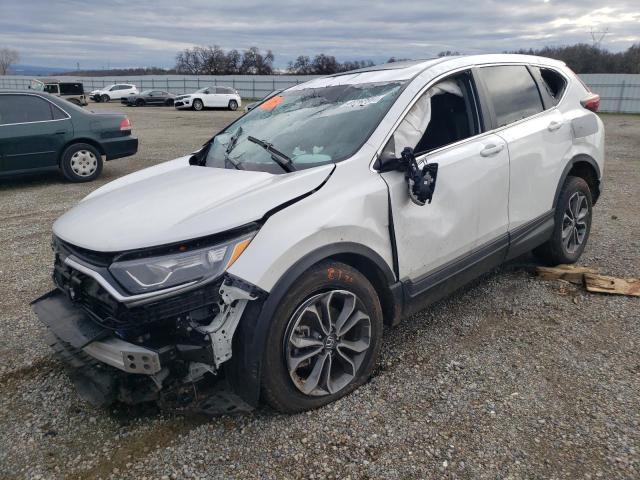 HONDA CR-V EXL 2020 white  gas 5J6RW2H89LA006674 photo #1