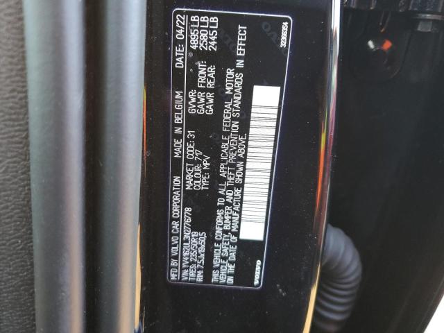 2022 VOLVO XC40 T5 IN - YV4162UL3N2776778