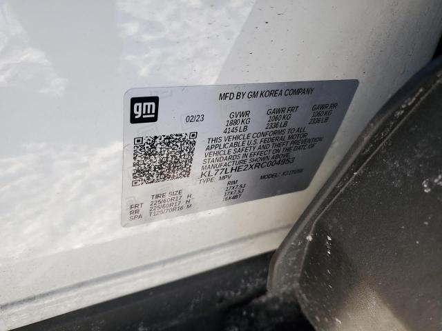 2024 CHEVROLET TRAX 1LT - KL77LHE2XRC004953