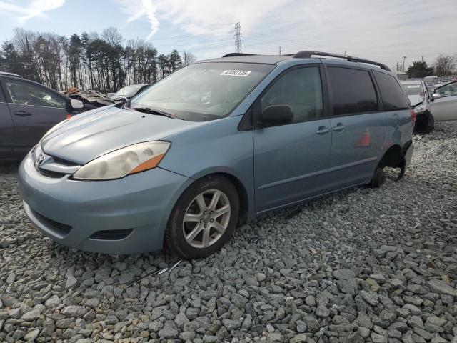 TOYOTA SIENNA CE 2008 blue sports v gas 5TDZK23C28S186314 photo #1