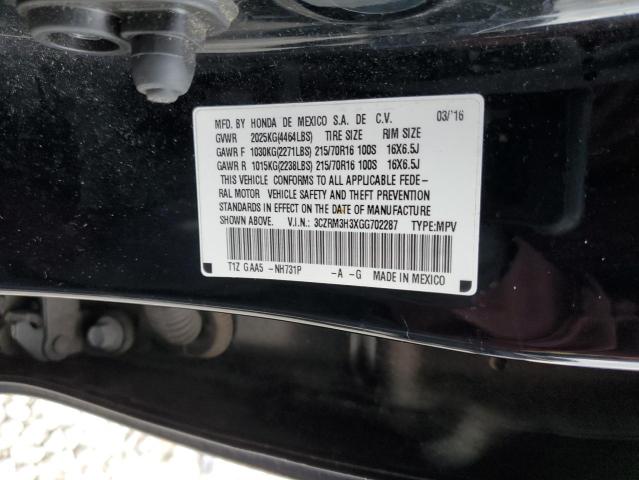 2016 HONDA CR-V LX 3CZRM3H3XGG702287