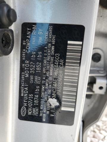2017 HYUNDAI ACCENT SE KMHCT4AE1HU244603