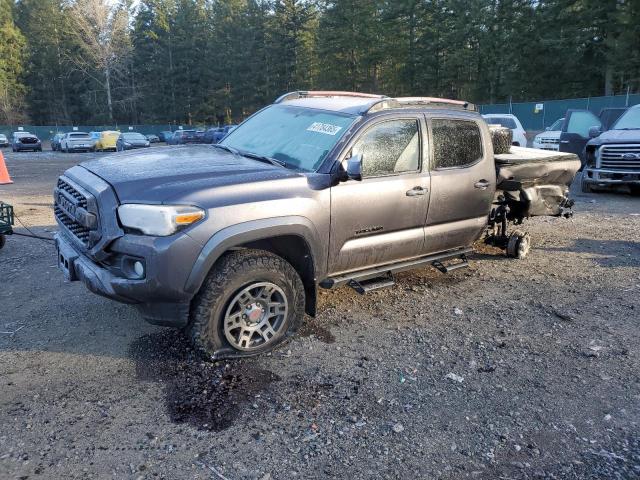 TOYOTA TACOMA DOU 2017 black  gas 5TFCZ5AN8HX074439 photo #1