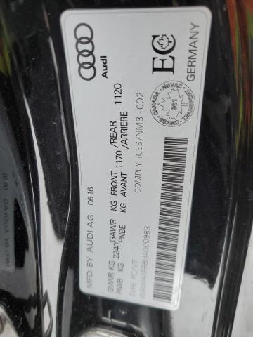 2017 AUDI S5 DYNAMIC WAUV4AFR8HA000983