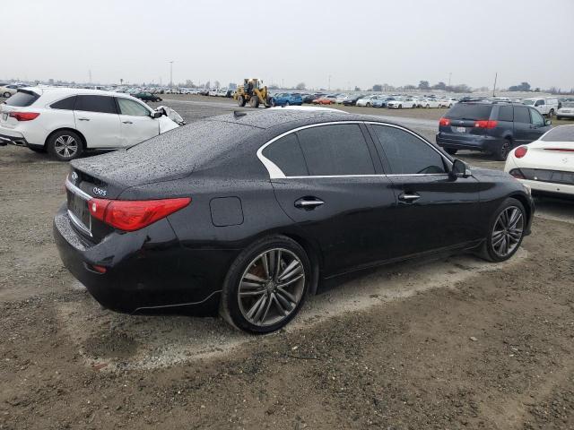 INFINITI Q50 HYBRID 2014 black sedan 4d hybrid engine JN1AV7AR6EM703617 photo #4