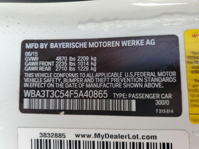 2015 BMW 435I WBA3T3C54F5A40865