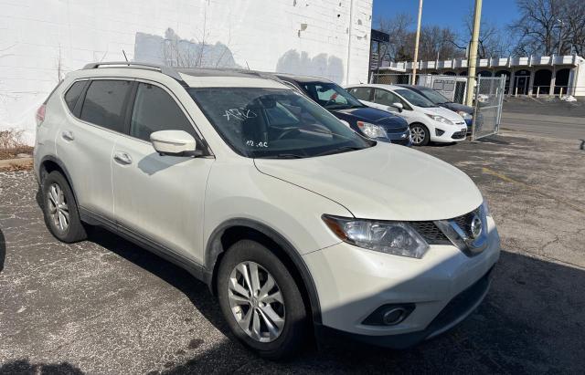 NISSAN ROGUE S 2015 white 4dr spor gas 5N1AT2MV8FC780944 photo #1