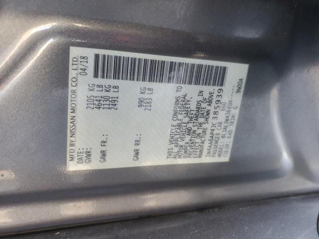 2018 NISSAN MAXIMA 3.5 - 1N4AA6AP4JC385939