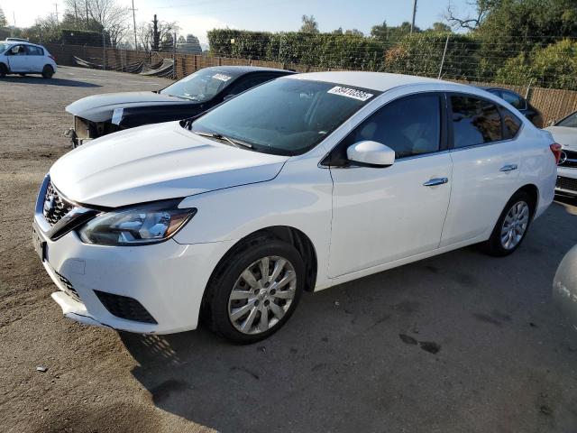 NISSAN SENTRA S 2016 white  gas 3N1AB7AP1GY222665 photo #1