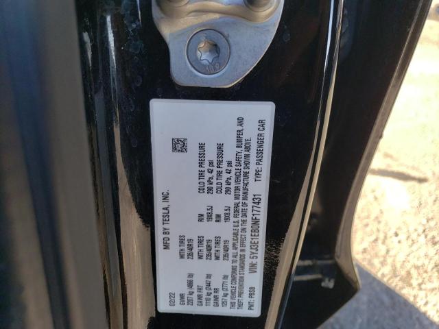 2022 TESLA MODEL 3 - 5YJ3E1EB0NF177431