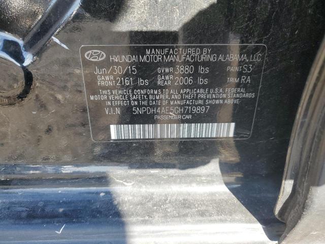 2016 HYUNDAI ELANTRA SE - 5NPDH4AE5GH719897
