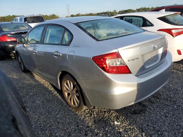 HONDA CIVIC EX 2012 silver  gas 19XFB2F81CE381382 photo #3