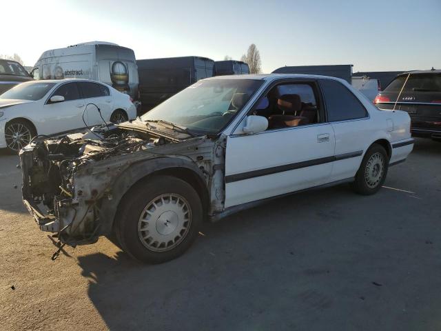 HONDA ACCORD EX 1990 white coupe gas 1HGCB7266LA031867 photo #1