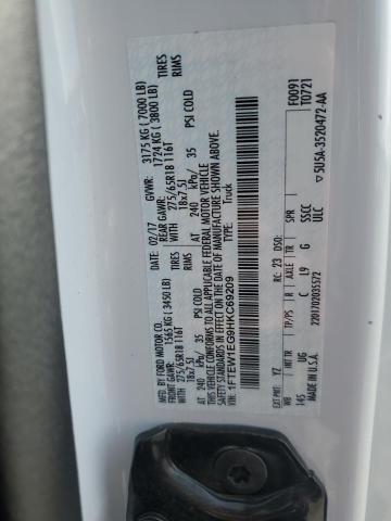 2017 FORD F150 SUPER - 1FTEW1EG9HKC69209