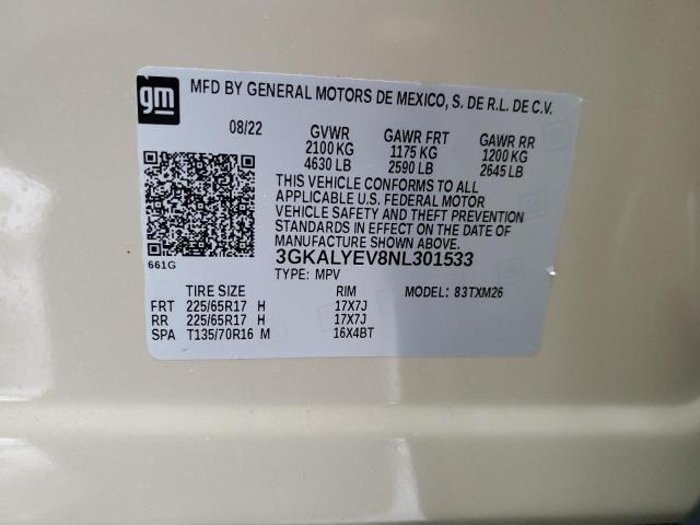 2022 GMC TERRAIN AT 3GKALYEV8NL301533