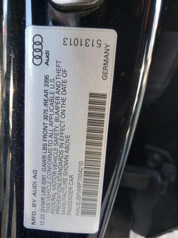 2023 AUDI E-TRON GT WAUEJBFW6P7004210