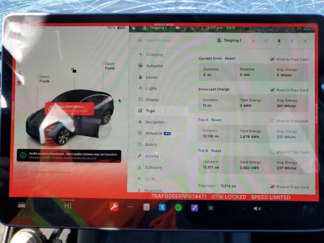 2024 TESLA MODEL Y - 7SAYGDEE6RF074471