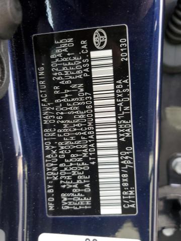 2021 TOYOTA AVALON LIM 4T1DA1AB9MU006037