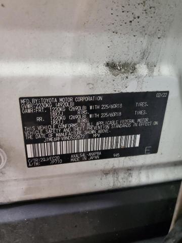 2022 TOYOTA RAV4 XSE JTME6RFV8ND522872
