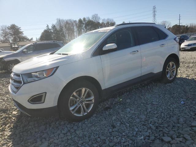 FORD EDGE SEL 2015 white  gas 2FMTK4J8XFBC05511 photo #1