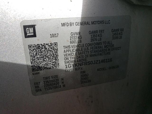2018 CADILLAC XT5 PREMIU - 1GYKNFRS0JZ146116