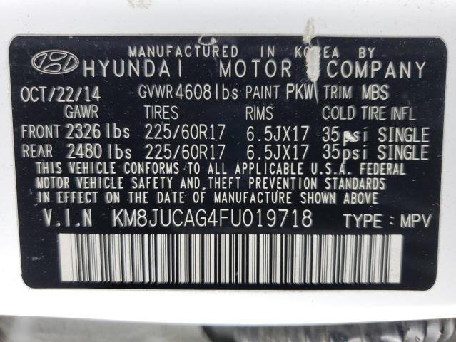 2015 HYUNDAI TUCSON LIM KM8JUCAG4FU019718