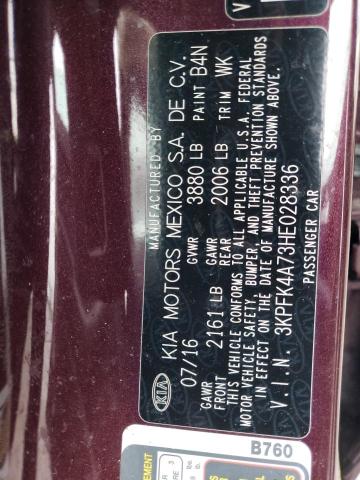2017 KIA FORTE LX - 3KPFK4A73HE028336