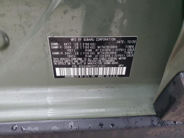 2024 SUBARU CROSSTREK - 4S4GUHM68R3747241