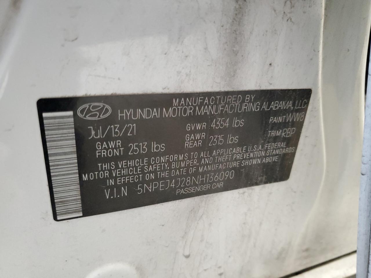 HYUNDAI SONATA SEL PLUS