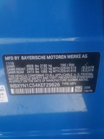 2019 BMW X2 M35I WBXYN1C54KEF29626