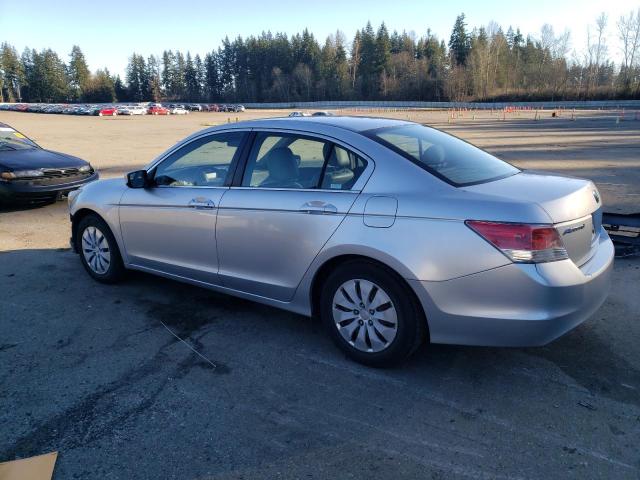 HONDA ACCORD LX 2009 silver  gas 1HGCP26389A164224 photo #3