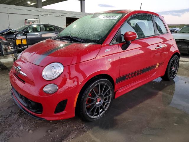 FIAT 500 ABARTH 2015 red  gas 3C3CFFFH7FT502497 photo #1