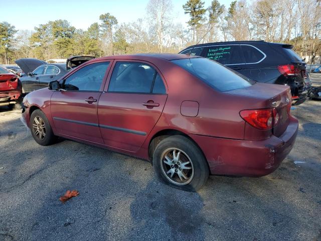 TOYOTA COROLLA CE 2007 burgundy  gas JTDBR32E670130500 photo #3