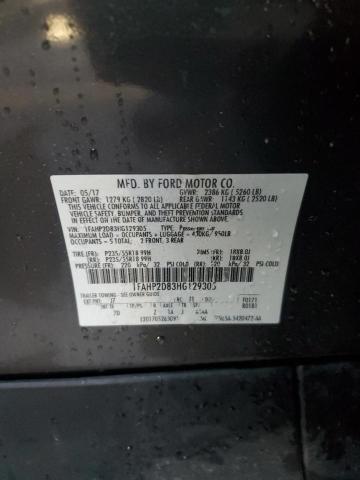 2017 FORD TAURUS - 1FAHP2D83HG129305