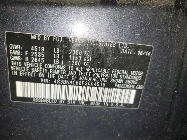 2015 SUBARU LEGACY 2.5 - 4S3BNAC68F3004918