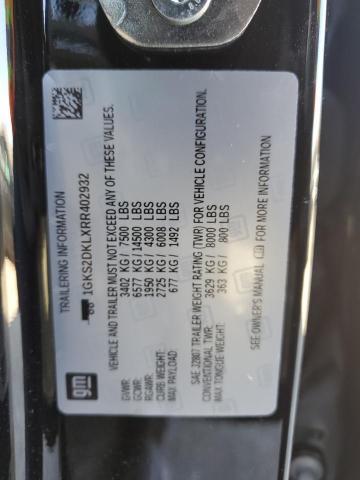 2024 GMC YUKON DENA - 1GKS2DKLXRR402932