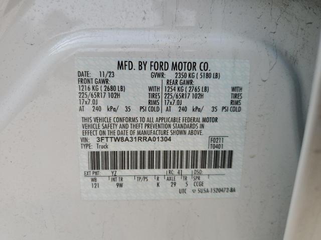 2024 FORD MAVERICK X - 3FTTW8A31RRA01304