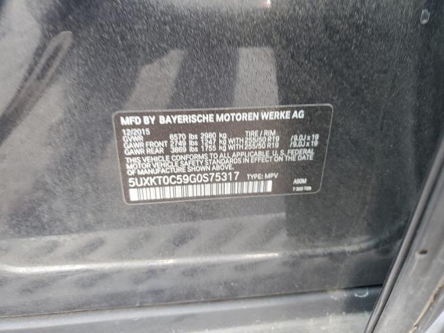 2016 BMW X5 XDR40E 5UXKT0C59G0S75317