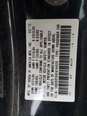 2015 HONDA ACCORD EXL - 1HGCR2F85FA144529