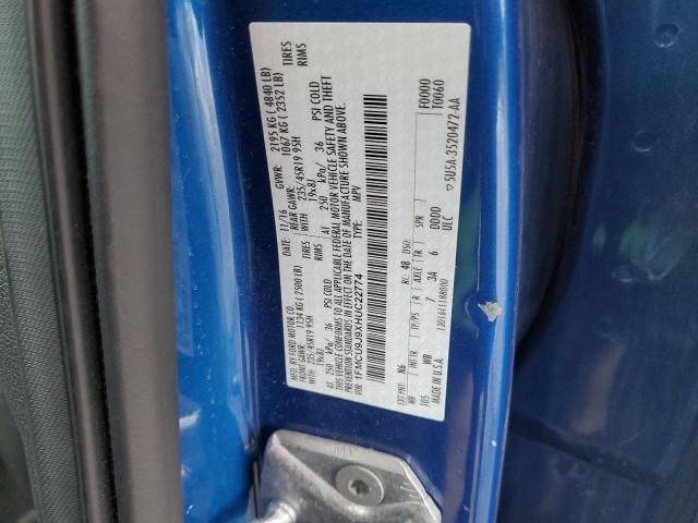 2017 FORD ESCAPE TIT 1FMCU9J9XHUC22774